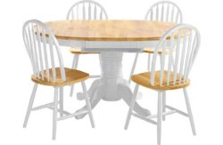 Collection Kentucky Extendable Dining Table - Two Tone.